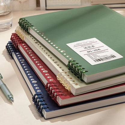 Vintage B5 Spiral Ring Notebook