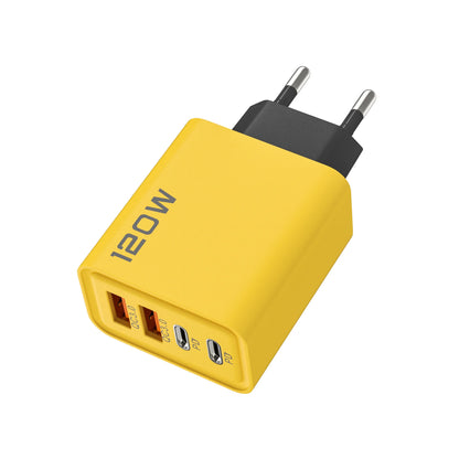120W 4-Port USB-C & USB Fast Wall Charger