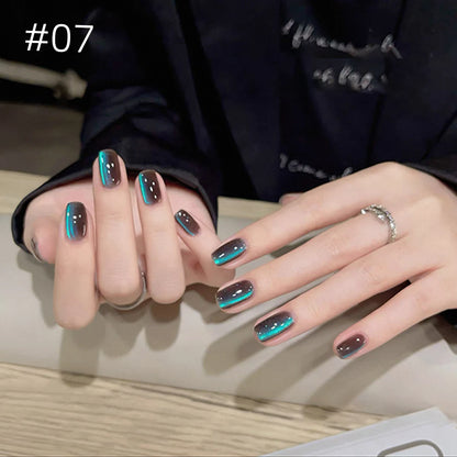 Brown Gold Cat Eye Gel Nail Polish