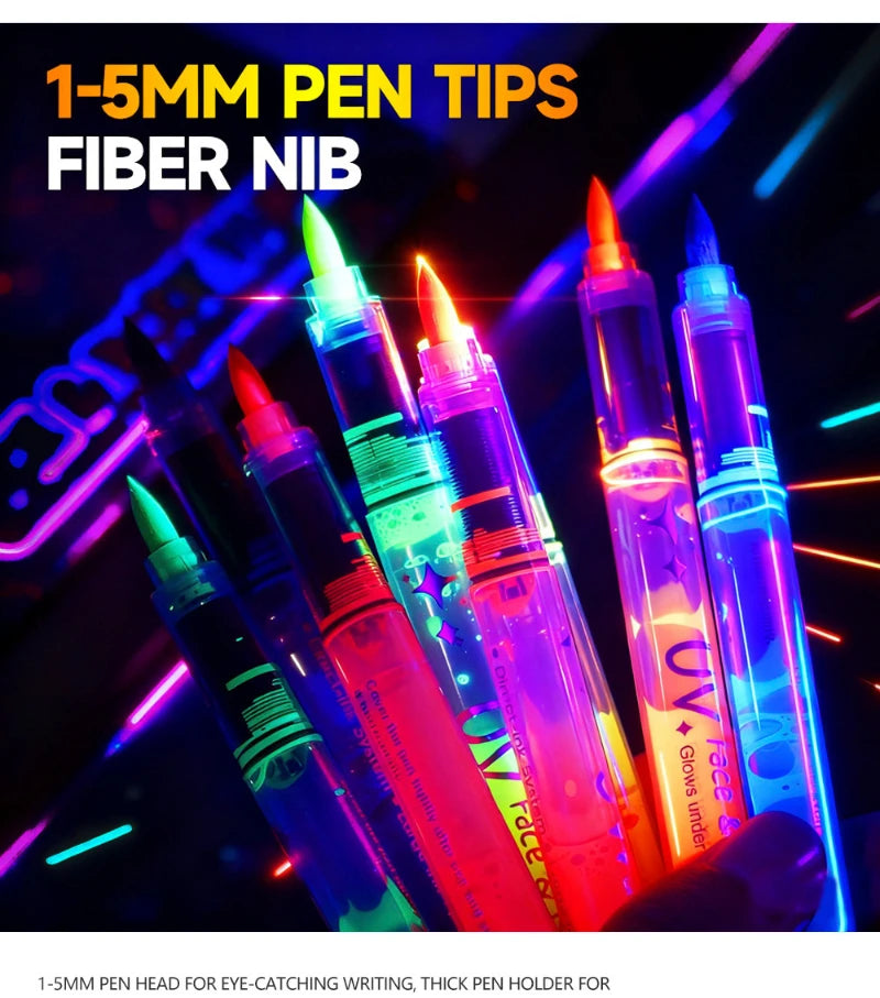 Fluorescent Face & Body Paint Pens