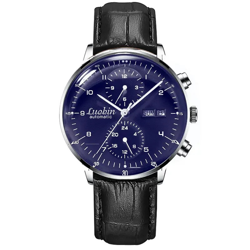 Men's Automatic Mechanical Stainless Steel Business Watch