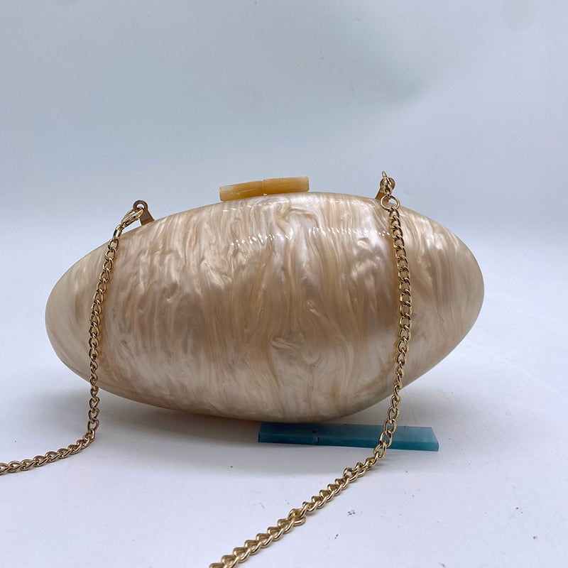 Pearl Acrylic Evening Bag