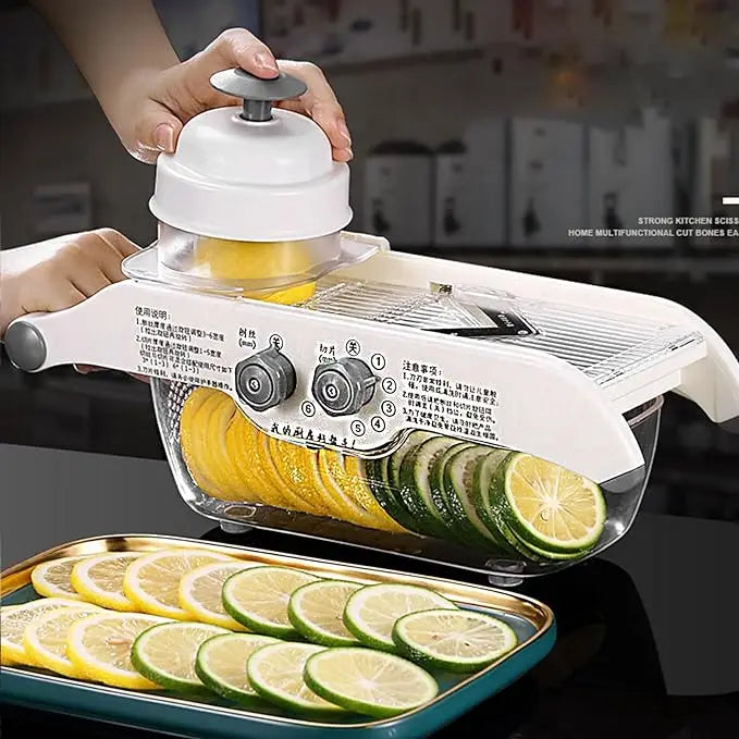 Multifunction Manual Vegetable Slicer & Julienne Cutter