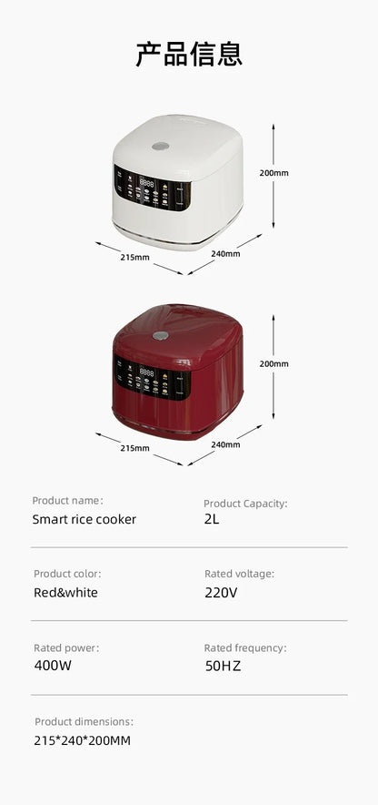 Mini Smart Rice Cooker 2L