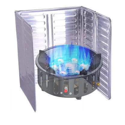 1/2 Pcs Outdoor Stove Windscreen Foldable Aluminum Foil