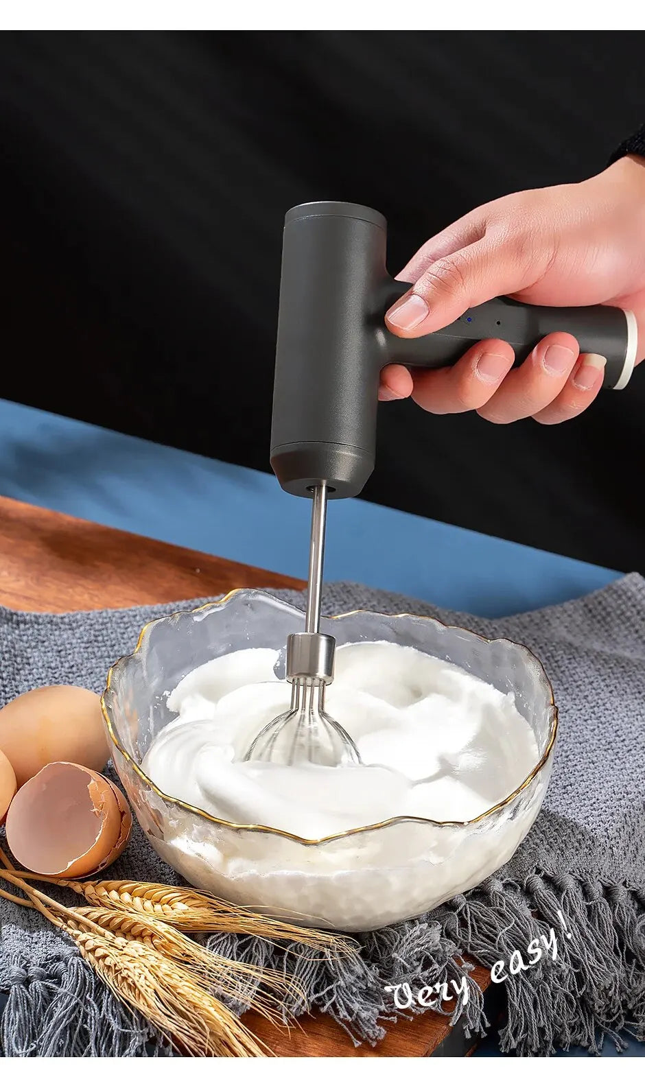 Cordless Electric Food Mixer