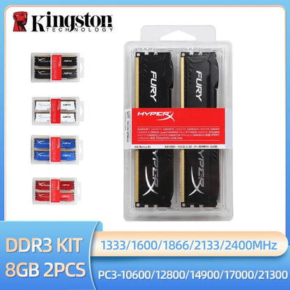 Kingston DDR3 Desktop RAM – 8GB & 16GB Kit
