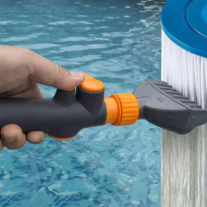 High-Pressure Pool Filter Cleaner for Hot Tubs, Spas & Cartridge Filters