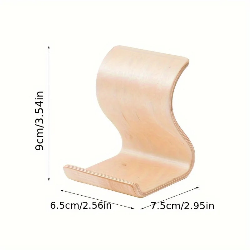 Wooden Desktop Phone & Tablet Stand