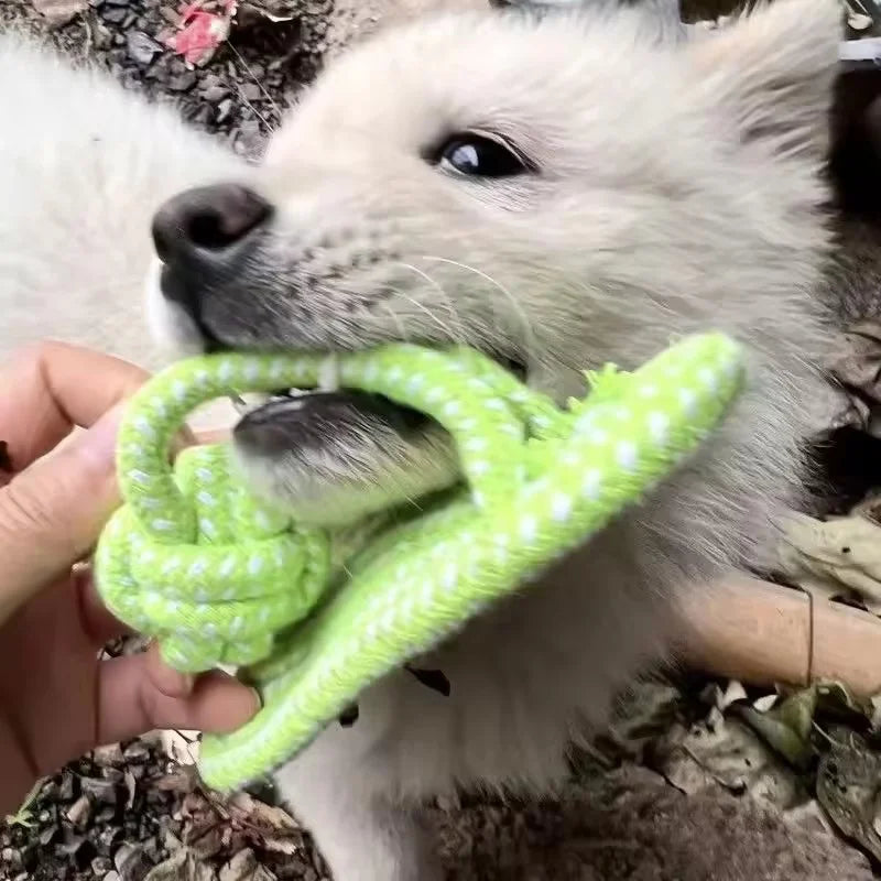 Cotton Rope Slipper Dog Chew Toy