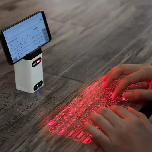 Virtual Laser Keyboard Bluetooth Wireless Touch