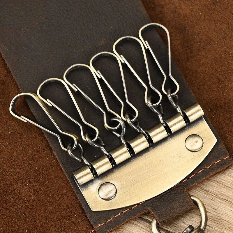 Genuine Leather Key Organizer Case