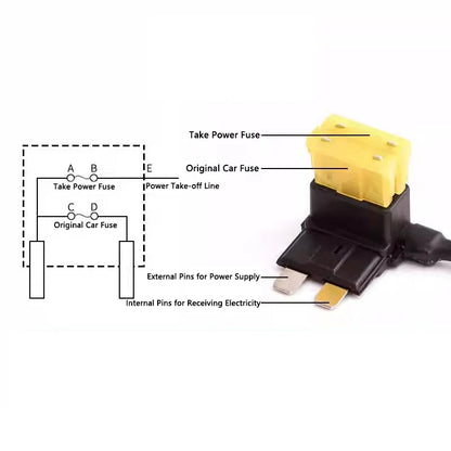 Add-A-Circuit Fuse Tap Adapter with Fuse Holder