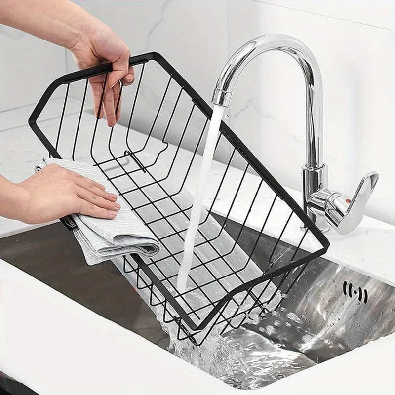 Stainless Steel Wall-Mounted Kitchen Storage Basket