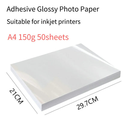 Adhesive Glossy Photo Paper