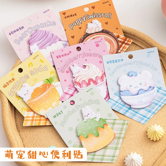 Cute Pet Sweetheart Sticky Notes