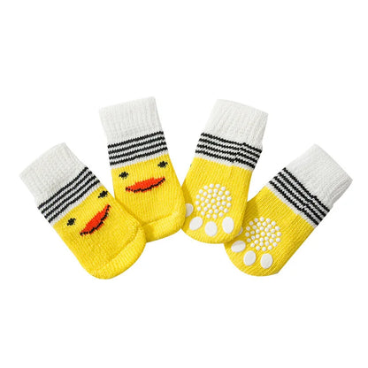 Warm Anti-Slip Knit Socks for Dogs