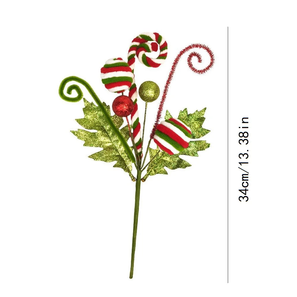 Sparkling Candy Twirl Christmas Ornament
