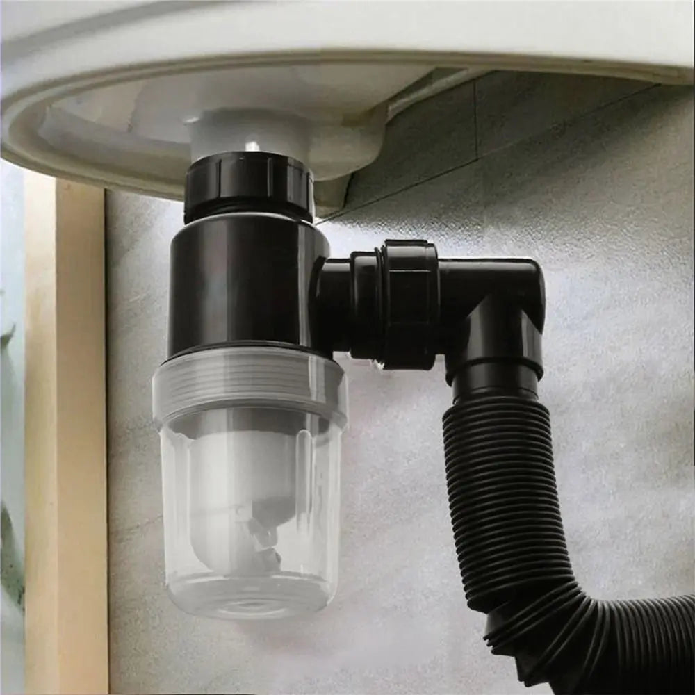Universal Flexible Sink Drain Pipe with Deodorising Trap