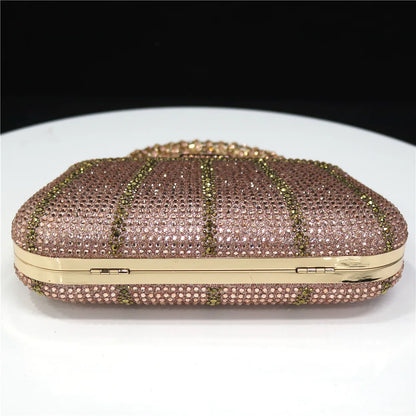 Luxury Rhinestone Evening Clutch Bag