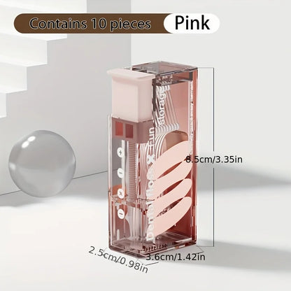 Portable Floss Dispenser with 10 Floss Picks