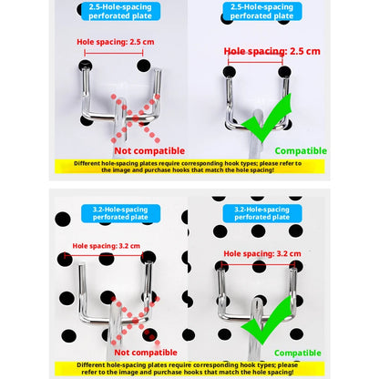 Pegboard Hooks for Wall Organizer