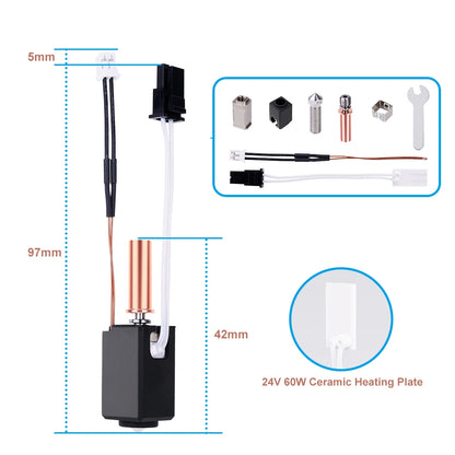Upgraded Hotend Kit for Anycubic Kobra 2 Series 3D Printers