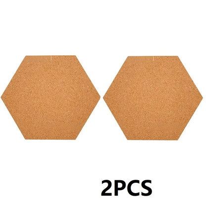 Hexagon Cork Bulletin Board Tiles