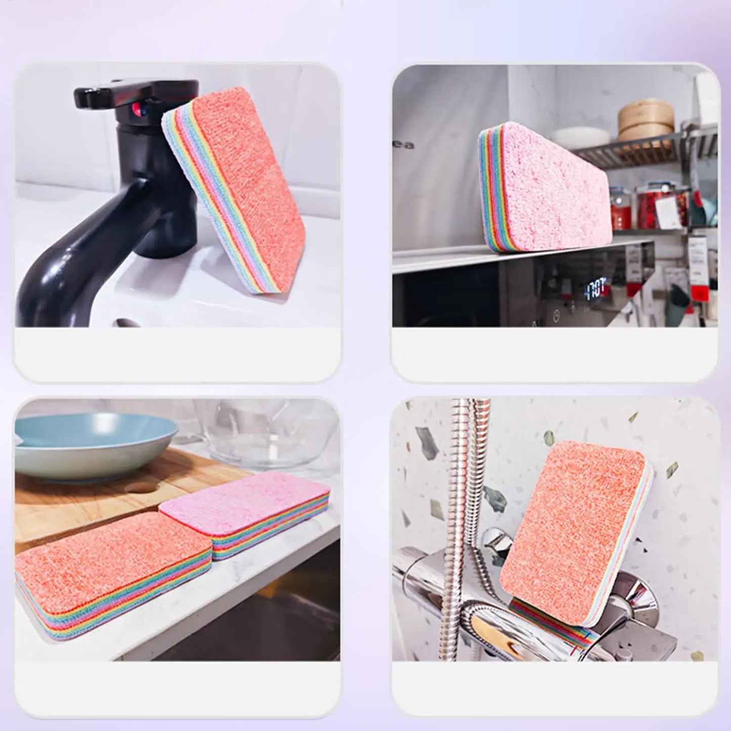 Peelable Layer Cleaning Sponge