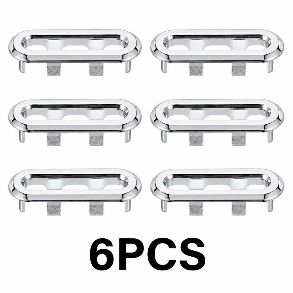 Chrome Basin Overflow Cover Insert