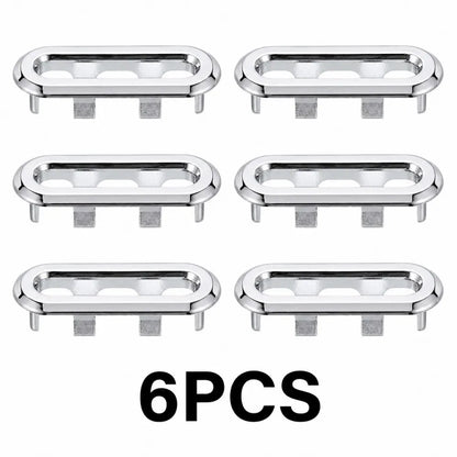 Chrome Basin Overflow Cover Insert