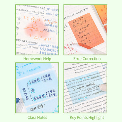 Transparent Pull-Out Sticky Notes Roll