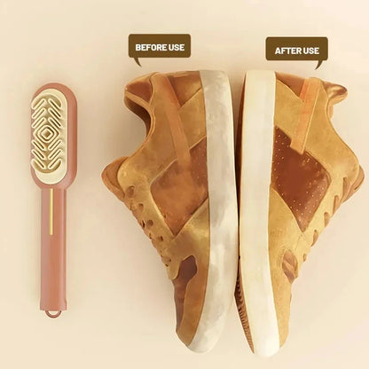 Long-Handle Double-Sided Suede & Shoe Cleaning Brush