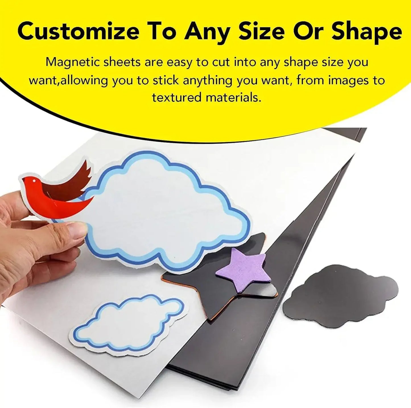 Adhesive Magnetic Sheets for Crafts & DIY