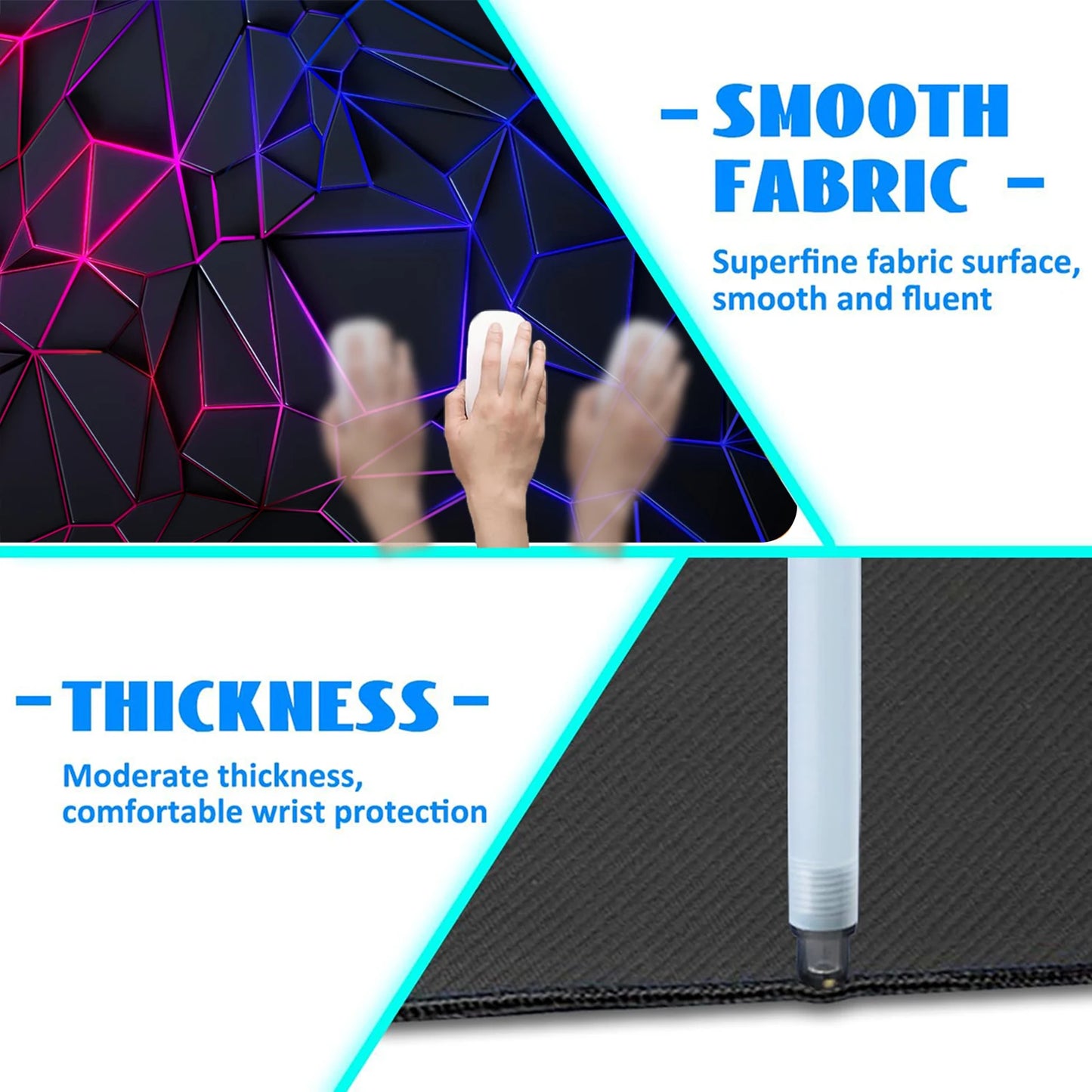 Extended Gaming Desk Mat