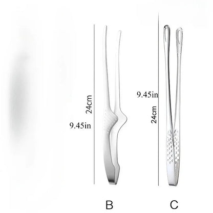 304 Stainless Steel BBQ & Cooking Tongs