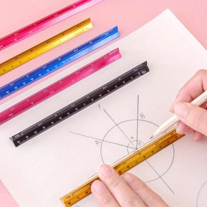 Aluminium Triangular Scale Ruler Set