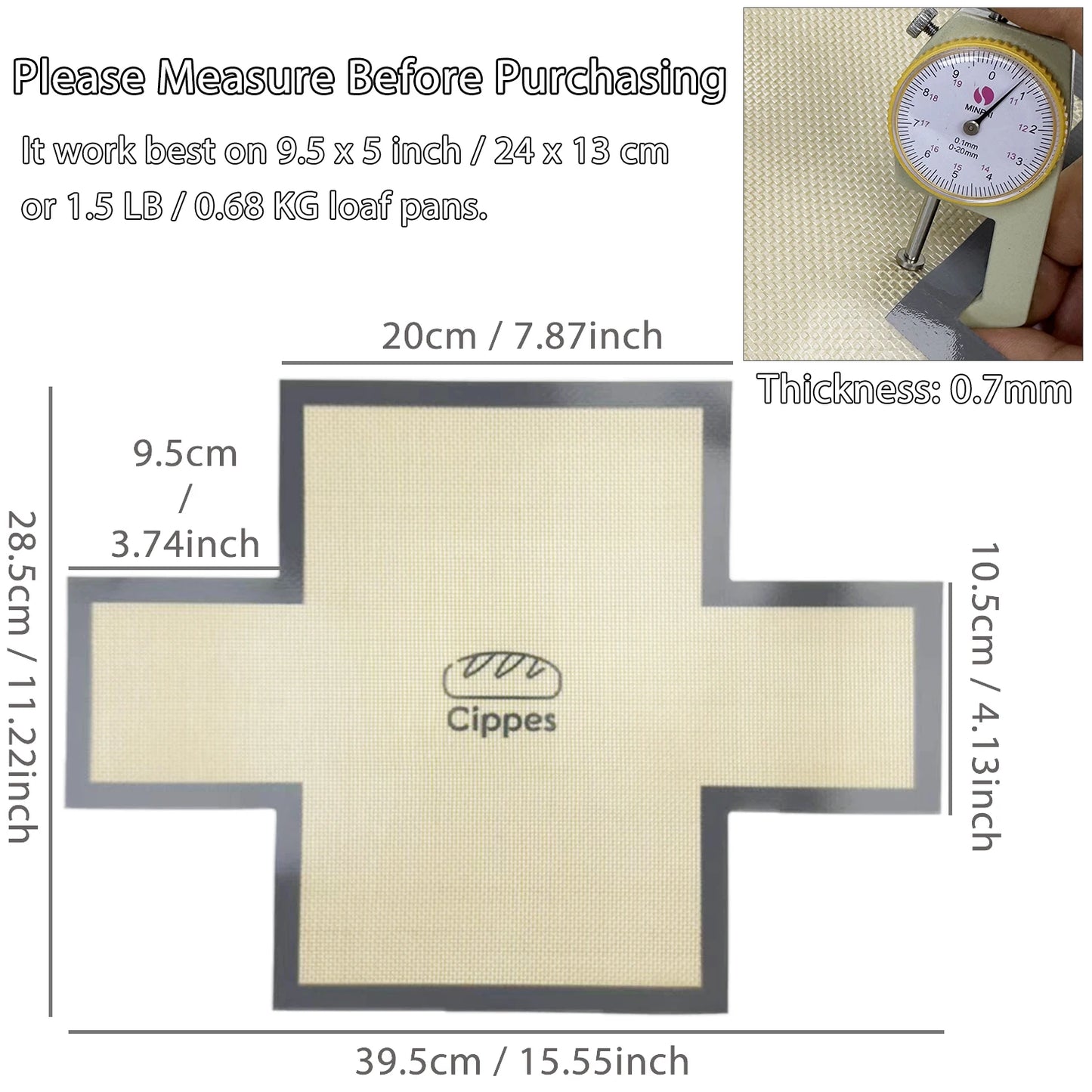 Silicone Bread Pan Liners Non-Stick