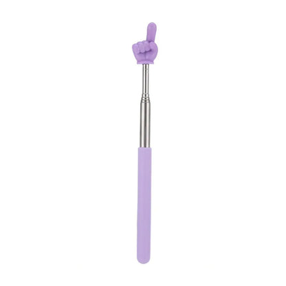 Stainless Steel Telescopic Teaching Pointer with Finger Tip