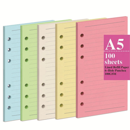 Pastel Loose-Leaf Paper Refill
