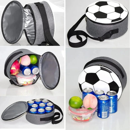 Football Insulated Lunch Bag