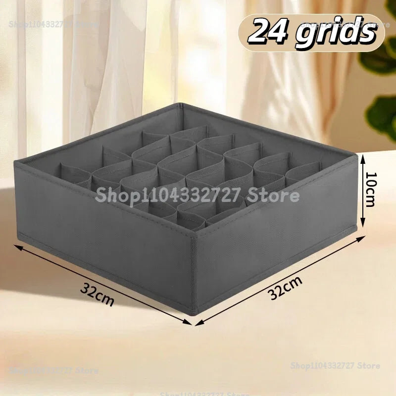 Foldable Underwear & Bra Drawer Organizer Storage Box