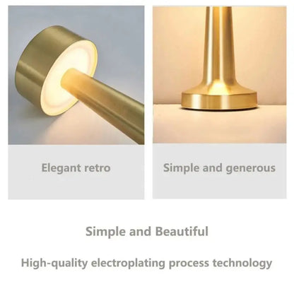 USB Rechargeable Touch LED Desk Lamp