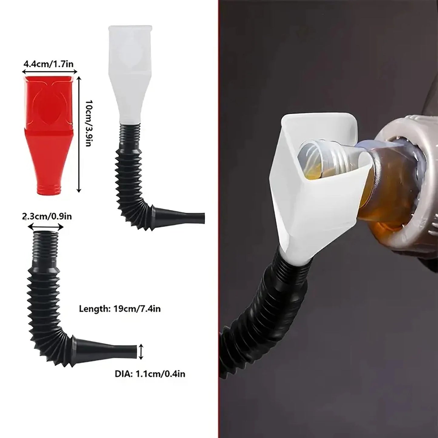 Multi-Purpose Automotive Funnel Set