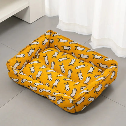 Linen Cooling Pet Sofa Bed