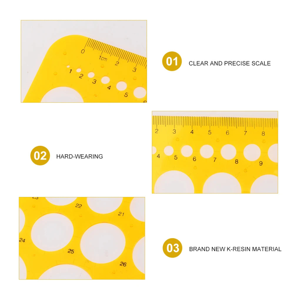 Circle Template Drawing Ruler