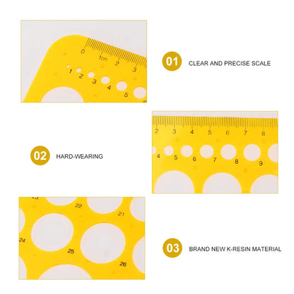Circle Template Drawing Ruler
