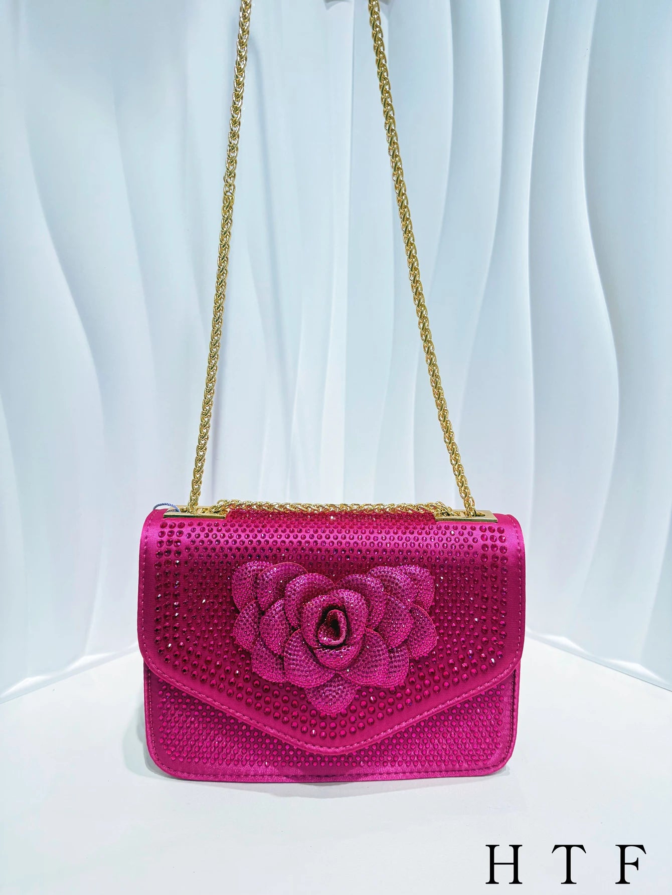 Glitter Crystal Evening Clutch Bag