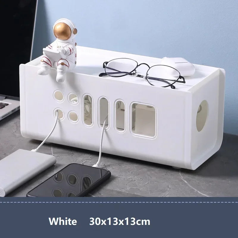 Desktop Cable Storage Organizer Box