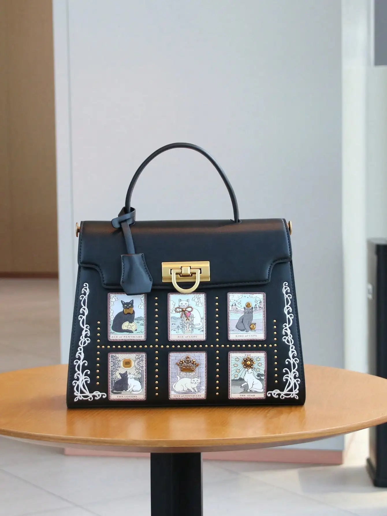 Embroidered Dream House Women’s Handbag